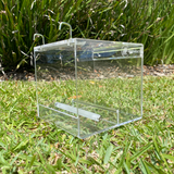SMALL SeedMate Acrylic No-Mess Bird Feeder