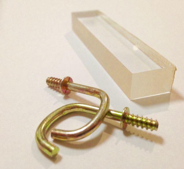 SeedMate Hooks & Support Bar Kit for Acrylic No-Mess Bird Feeder