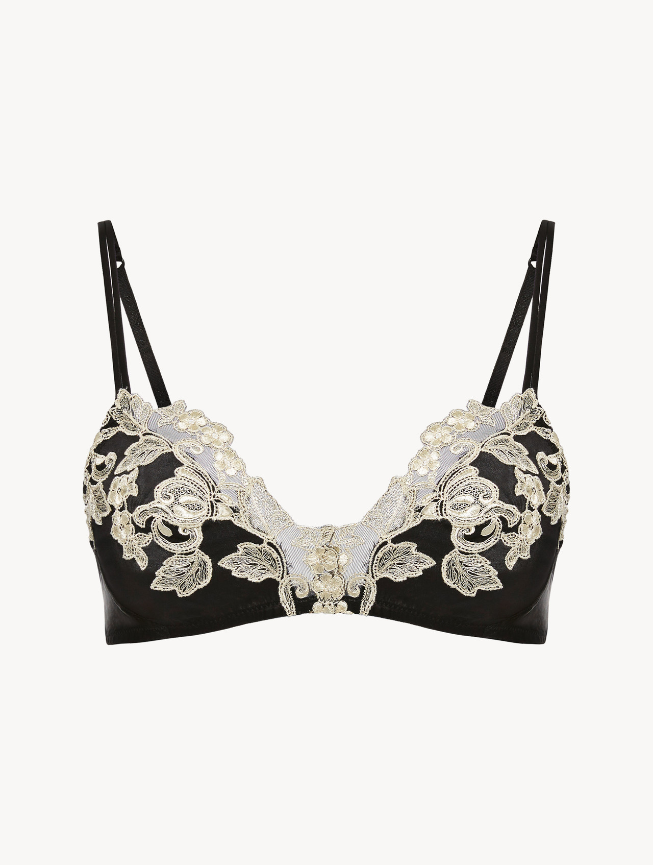 The Attico The Attico Lace triangle bra