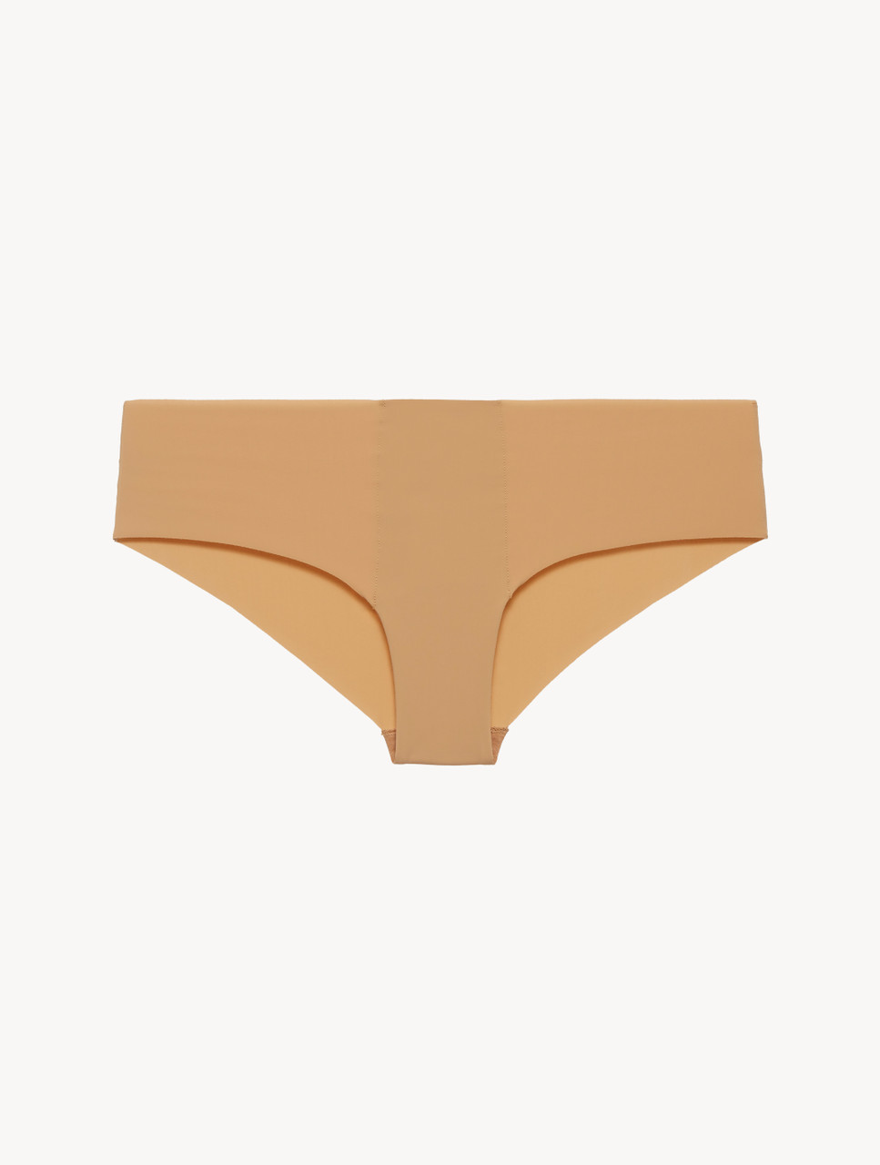 Buy Clovia Mid Waist Seamless Laser Cut Hipster Panty In Nude Colour online