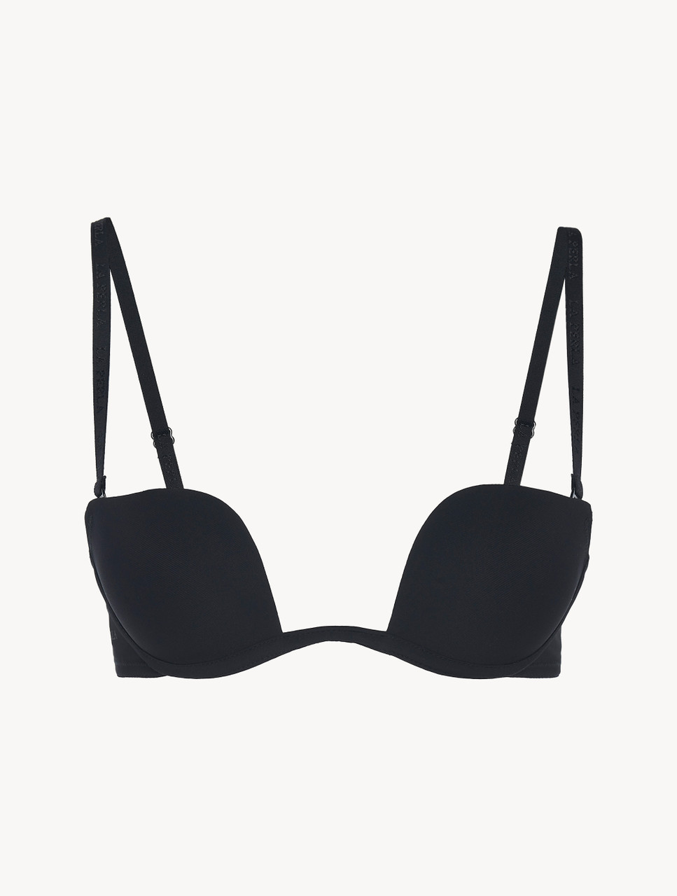 La Perla Second Skin Multi-way Strapless Push-up Bodysuit In Black