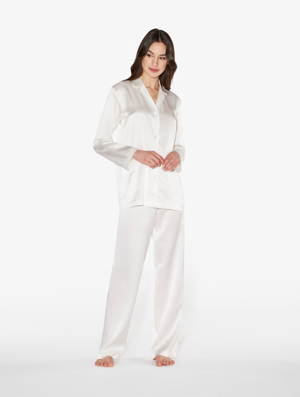 Silk striped Pajama set