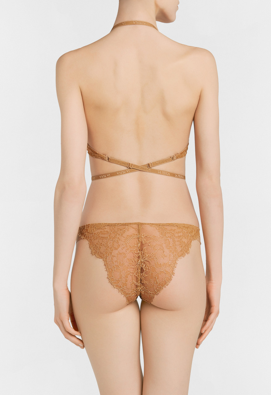 Shop La Perla Endless Lace-Paneled Bra Top