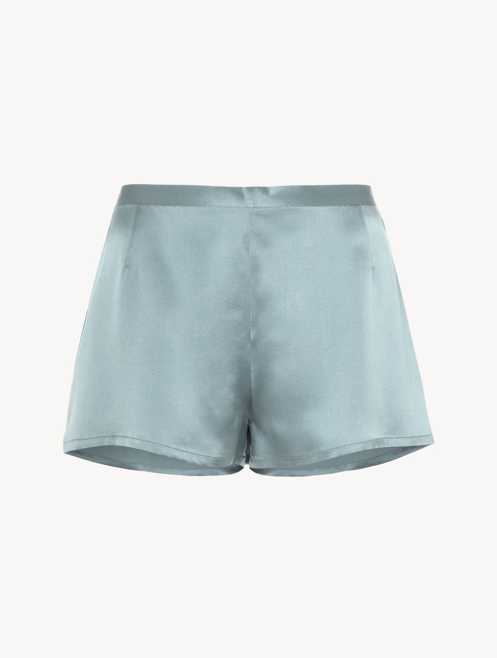 Frosty Green silk pajama shorts - La 