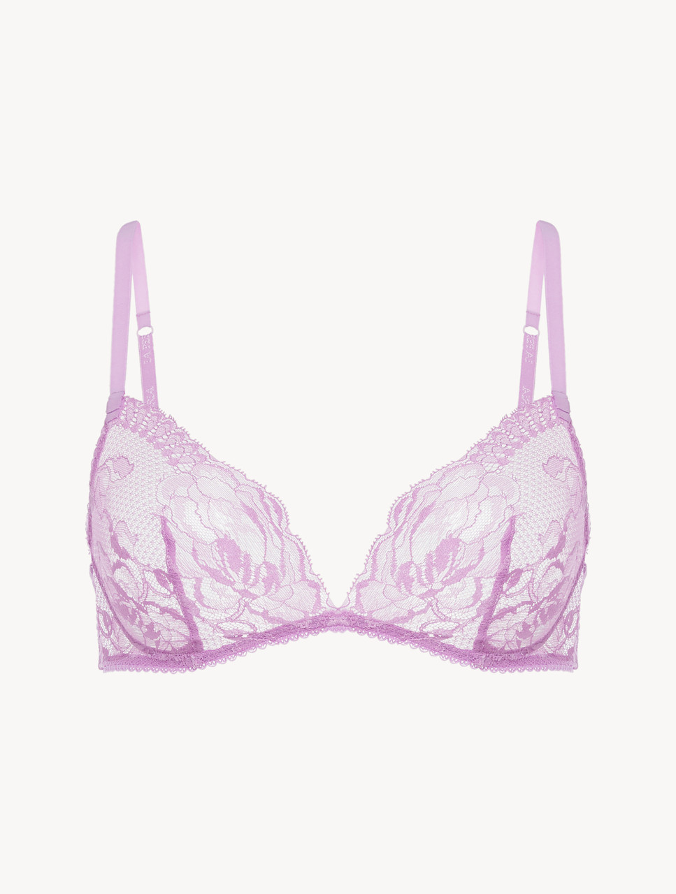 Buy Padded Non-Wired Full Cup Multiway Bra in Lilac - Lace Online