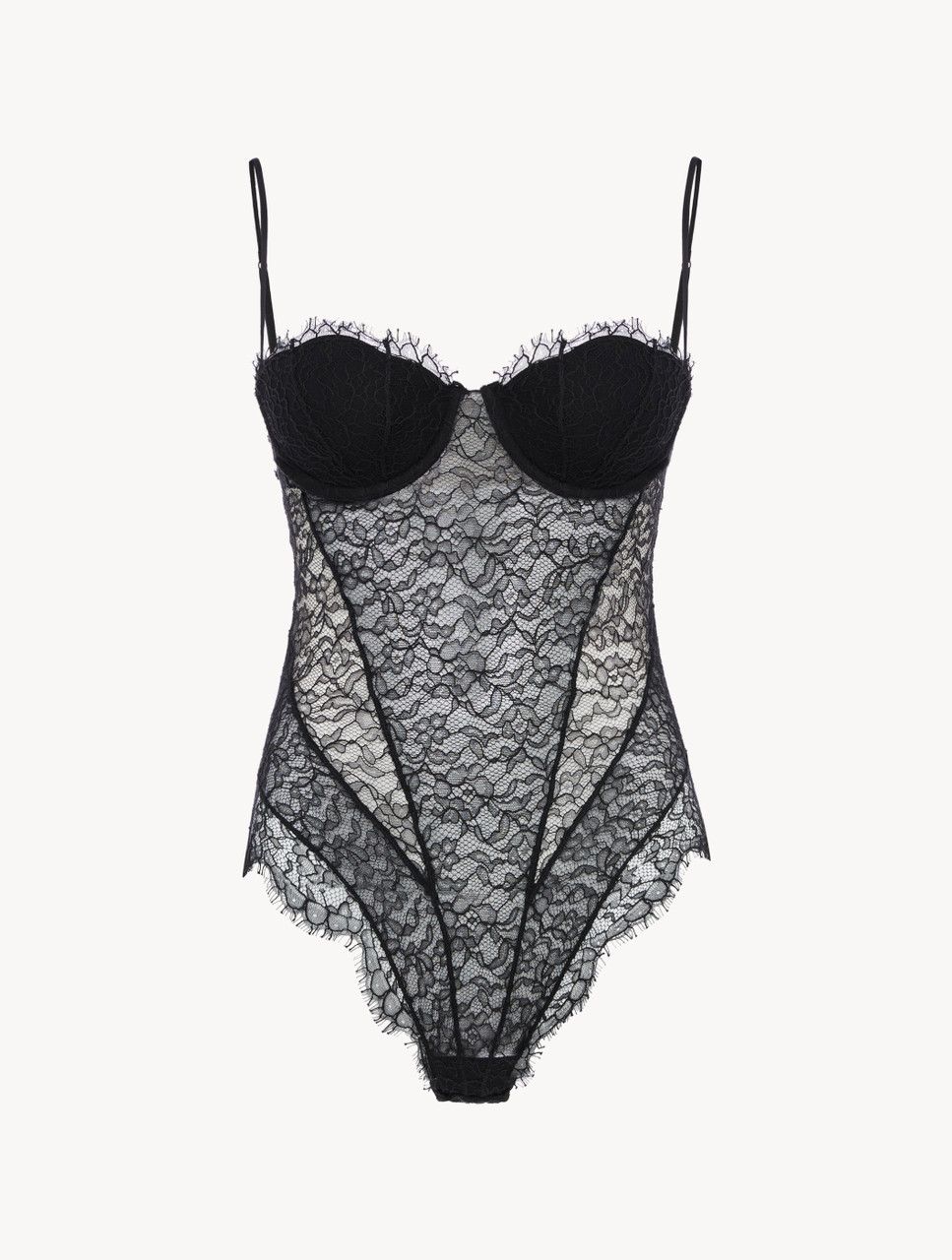 Lace Bodysuit in Onyx