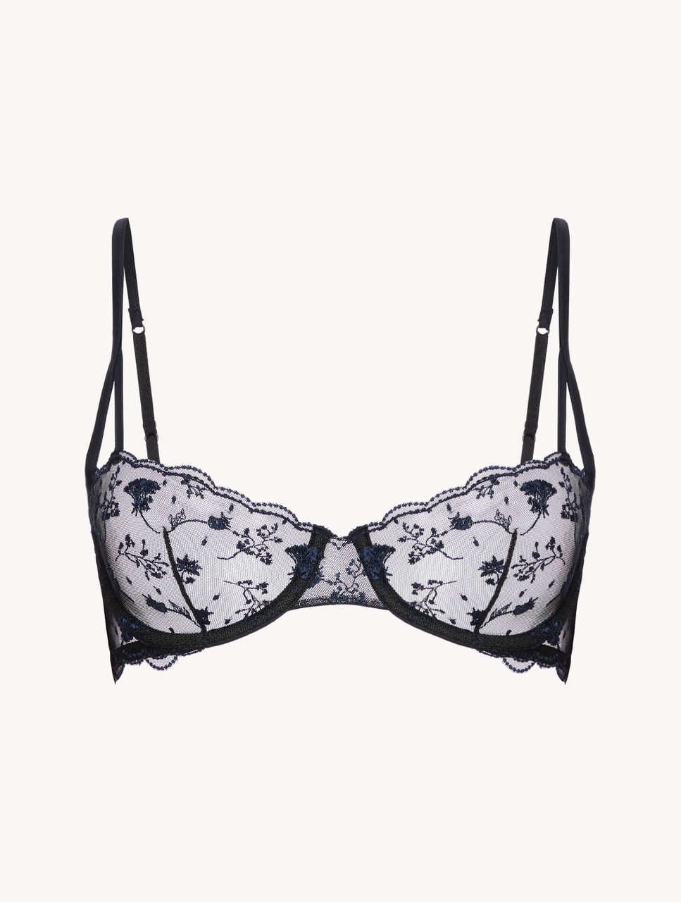 Everyday Lace Strapless Underwired Padded Balconette Balcony Bra