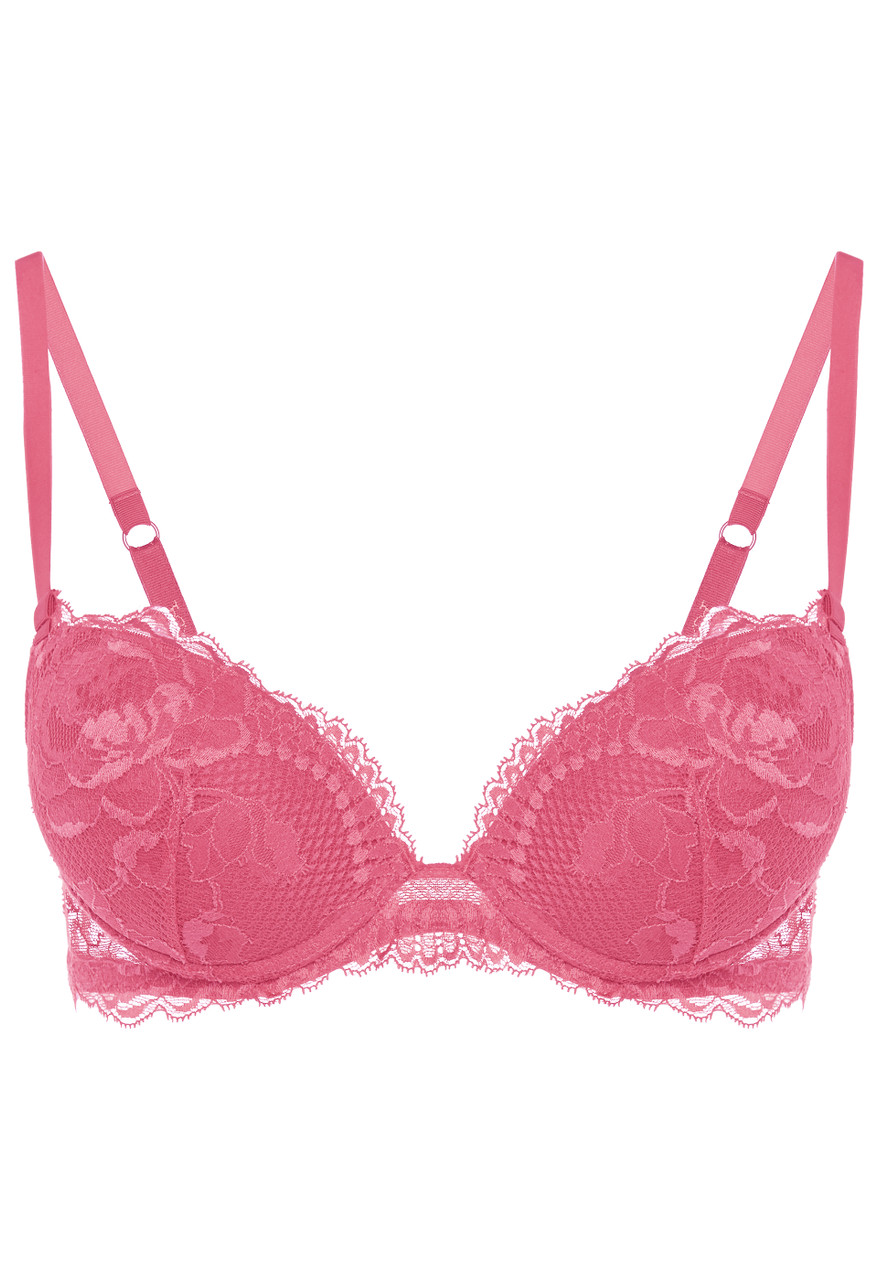 Luxury Lace Push-Up Bra in Wild Orchid | La Perla