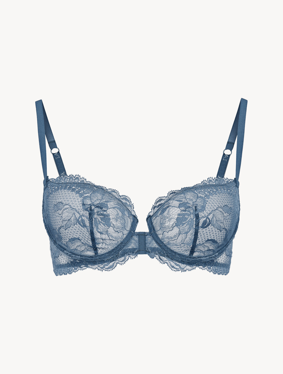 Underwired Lace Bra Blue