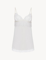 Soft white Leavers lace slip_0