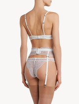 Off-white Leavers lace and Lycra suspender belt_1