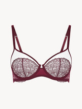 Cranberry Leavers lace underwired bra_0