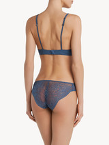 Cornflower blue Leavers lace non-wired bra_2