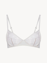 Soft white Leavers lace non-wired bra_0