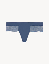 Cornflower blue Leavers lace hipster brief_0