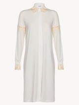 White jersey short nightgown_0