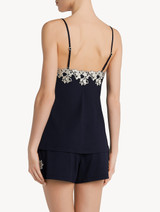 Dark blue jersey camisole_2