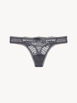 Grey Leavers lace G-string_0