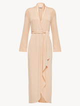 Robe in pink modal jersey_0