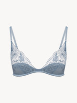 Triangle Bra in light blue embroidered tulle_0