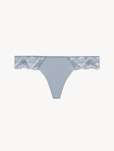 Thong in light blue embroidered tulle_0