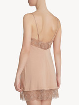 Slip Dress in beige viscose stretch jersey_2