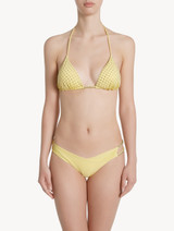 Triangle Bikini Top in yellow_1