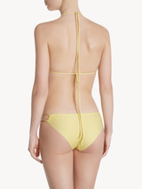 Low-rise Bikini Briefs in yellow with cutout detail_2