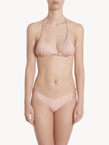 Low-rise Bikini Briefs in rose pink with cutout detail_1