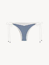 Low-rise Bikini Briefs in blue gingham seersucker_0