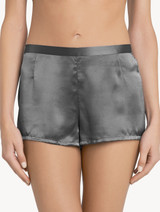 Silver silk pajama shorts_3