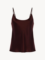Bordeaux silk camisole_0