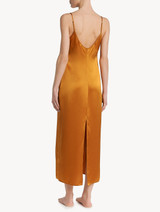 Topaz yellow silk long slip_2