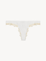 White silk Brazilian Briefs with ivory frastaglio_0