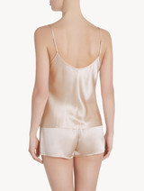 Blush pink silk pajama shorts_2