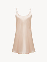 Slip Dress in blush pink silk_0