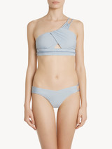 Low-rise Bikini Briefs in azure blue with cutout detail_1