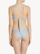 Asymmetric Bikini Top in azure blue_2