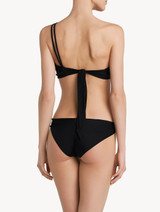 Asymmetric Bikini Top in black_2