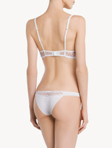 Push-up Bra in white tulle and Lycra_2