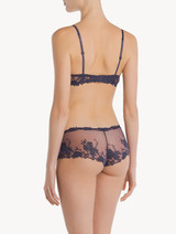Balconette Bra in violet silk satin with embroidered tulle_2