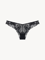 Brazilian Brief in black embroidered tulle_0