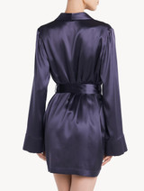 Robe in violet silk satin with embroidered tulle_2