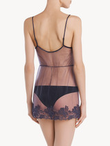 Slip Dress in violet embroidered tulle_2