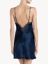 Blue silk satin slip with frastaglio_2