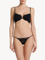 Thong in black Leavers lace_1