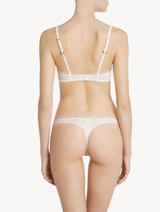 Balconette Bra in off-white Lycra with Leavers lace_2