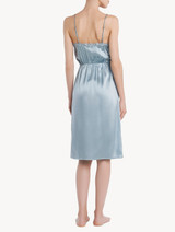 Nightgown in light-blue silk with Leavers lace_2