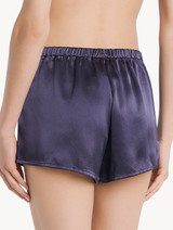 Violet silk pajama shorts_2