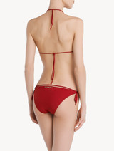 Ribbon Bikini Briefs in deep red_2
